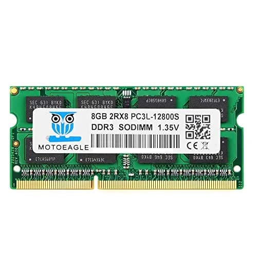 motoeagle 8GB DDR3L 1600 MHz SODIMM Laptop Memory | 2Rx8 PC3L 12800S 1.35V 204-Pin thumbnail 1