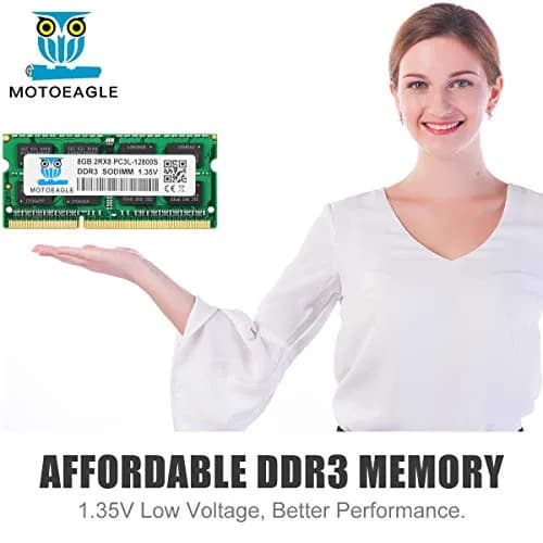 motoeagle 8GB DDR3L 1600 MHz SODIMM Laptop Memory | 2Rx8 PC3L 12800S 1.35V 204-Pin thumbnail 7