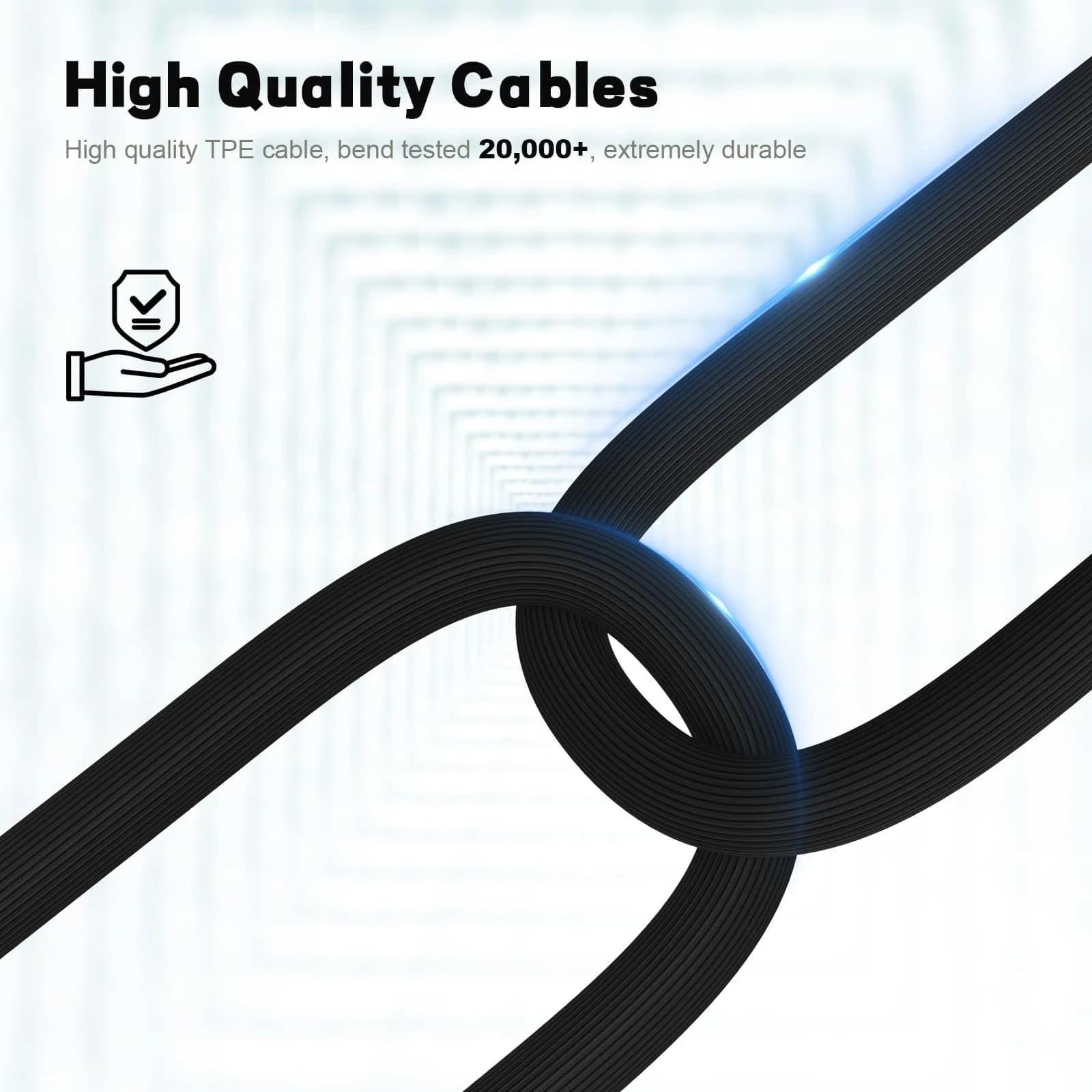Muigiwi Replacement Headphone Audio Cable Cord Aux Wire for Sony WH-1000XM5/XM4/XM3/XM2, MDR-1000X/100ABN/1ADAC, 1.5m (4.9ft) Black - view 5