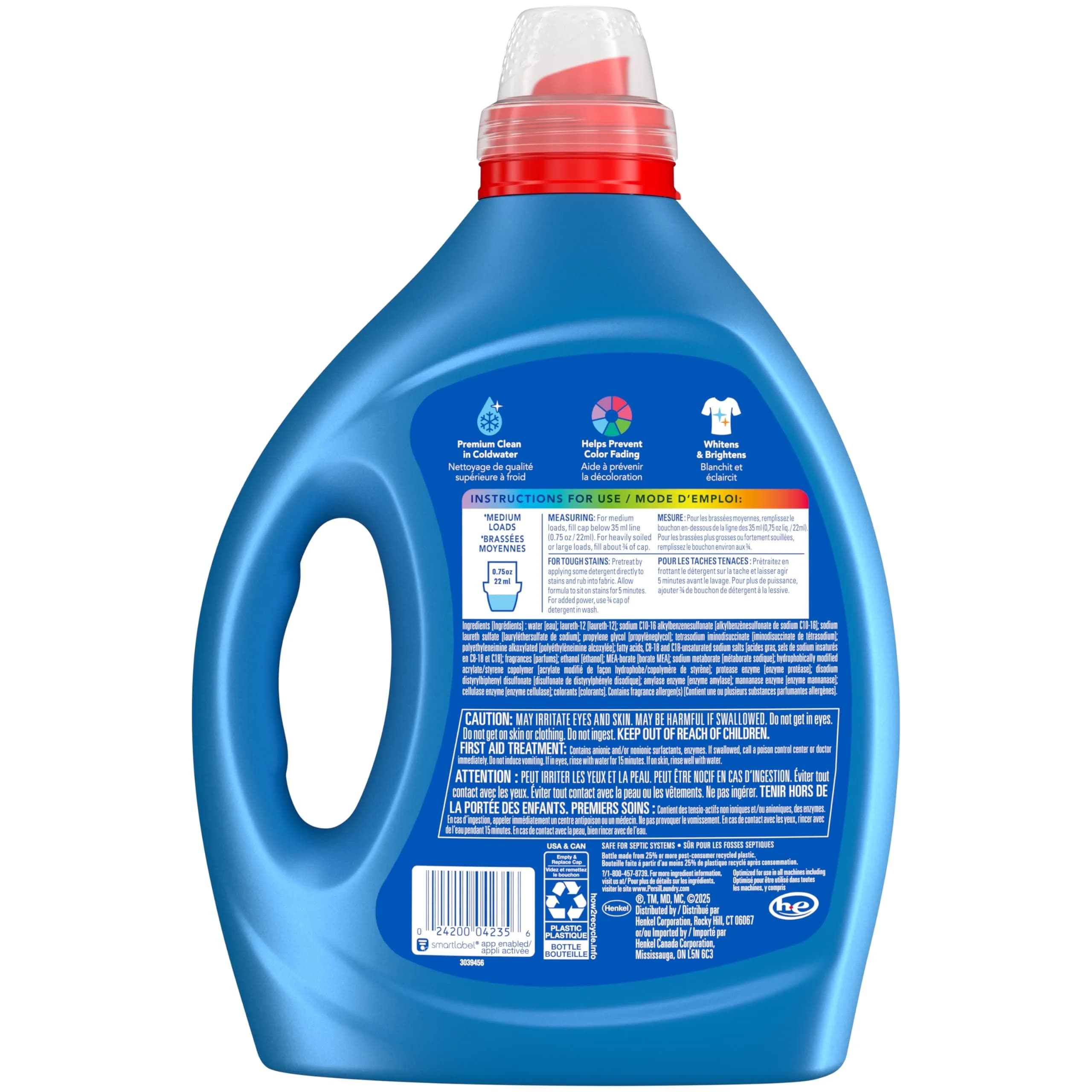 Persil Original Liquid Laundry Detergent 2.44 L (82.5 Fl Oz) | Concentrated Formula for Deep Clean & Fabric Care - view 6