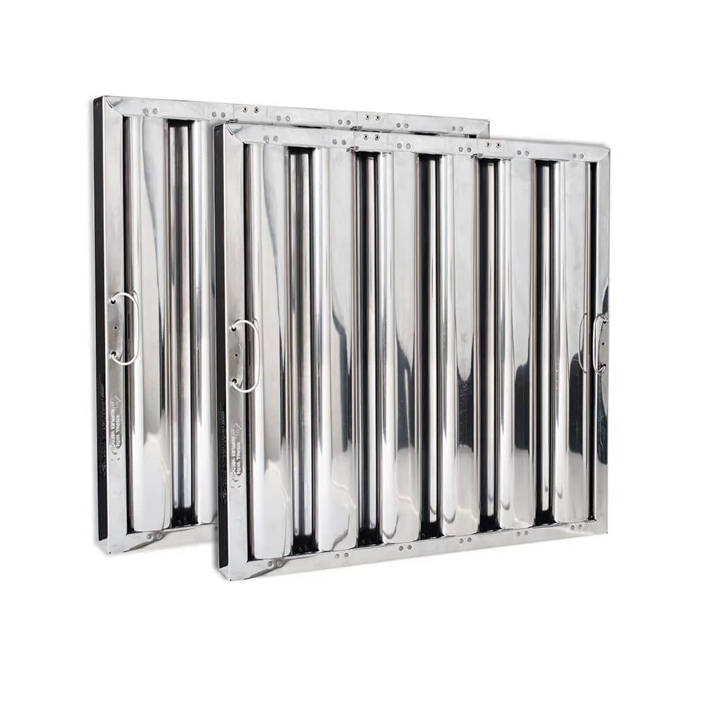 Kleen-Gard Stainless Steel Commercial Kitchen Hood Filter, 20H x 25W | Heavy-Duty Grease Filter for Restaurant Exhausts