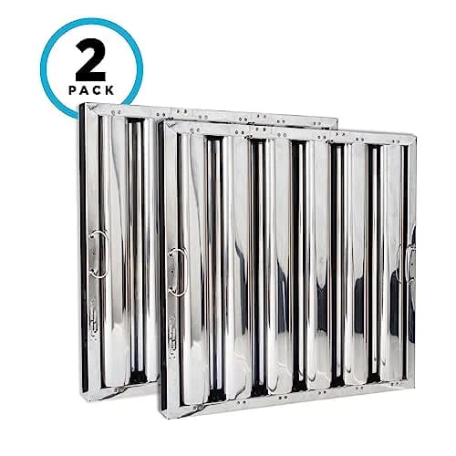 Kleen-Gard Stainless Steel Commercial Kitchen Hood Filter, 20H x 25W | Heavy-Duty Grease Filter for Restaurant Exhausts thumbnail 8