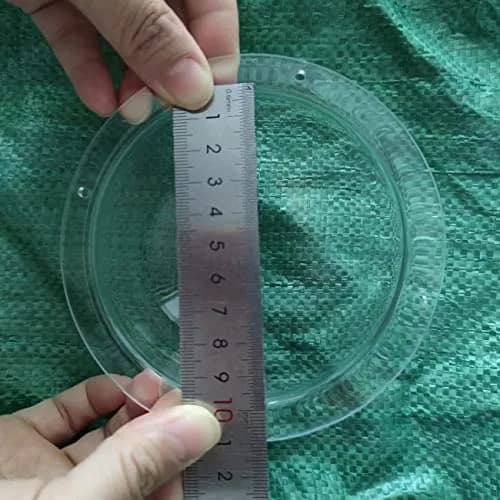 F-ber Transparent Acrylic Dome Camera Cover 100mm (3.94 Inch) | CCTV Replacement Housing with 4 Mounting Holes thumbnail 6