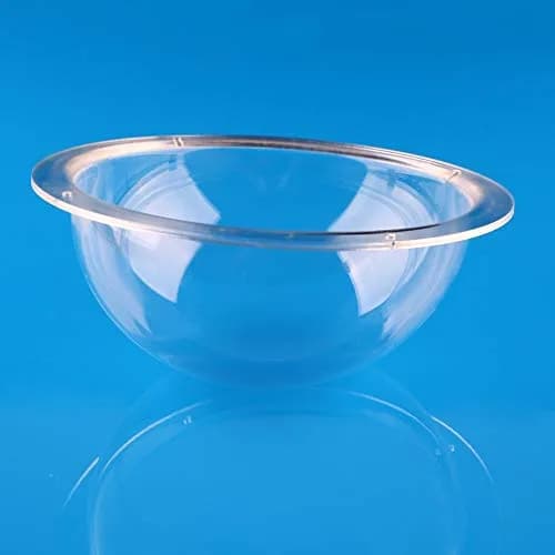 F-ber Transparent Acrylic Dome Camera Cover 100mm (3.94 Inch) | CCTV Replacement Housing with 4 Mounting Holes thumbnail 2