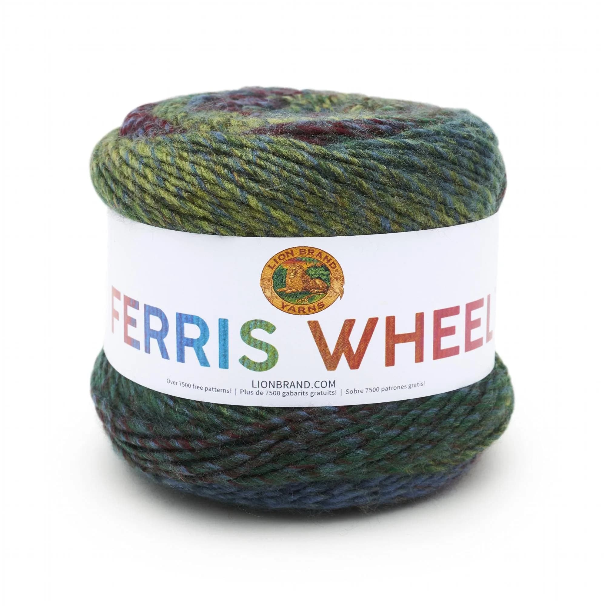 Lion Brand Yarn Ferris Wheel Crochet Yarn Imaginary Garden | Self-Striping, Medium Worsted, 85g/270yds - main product image
