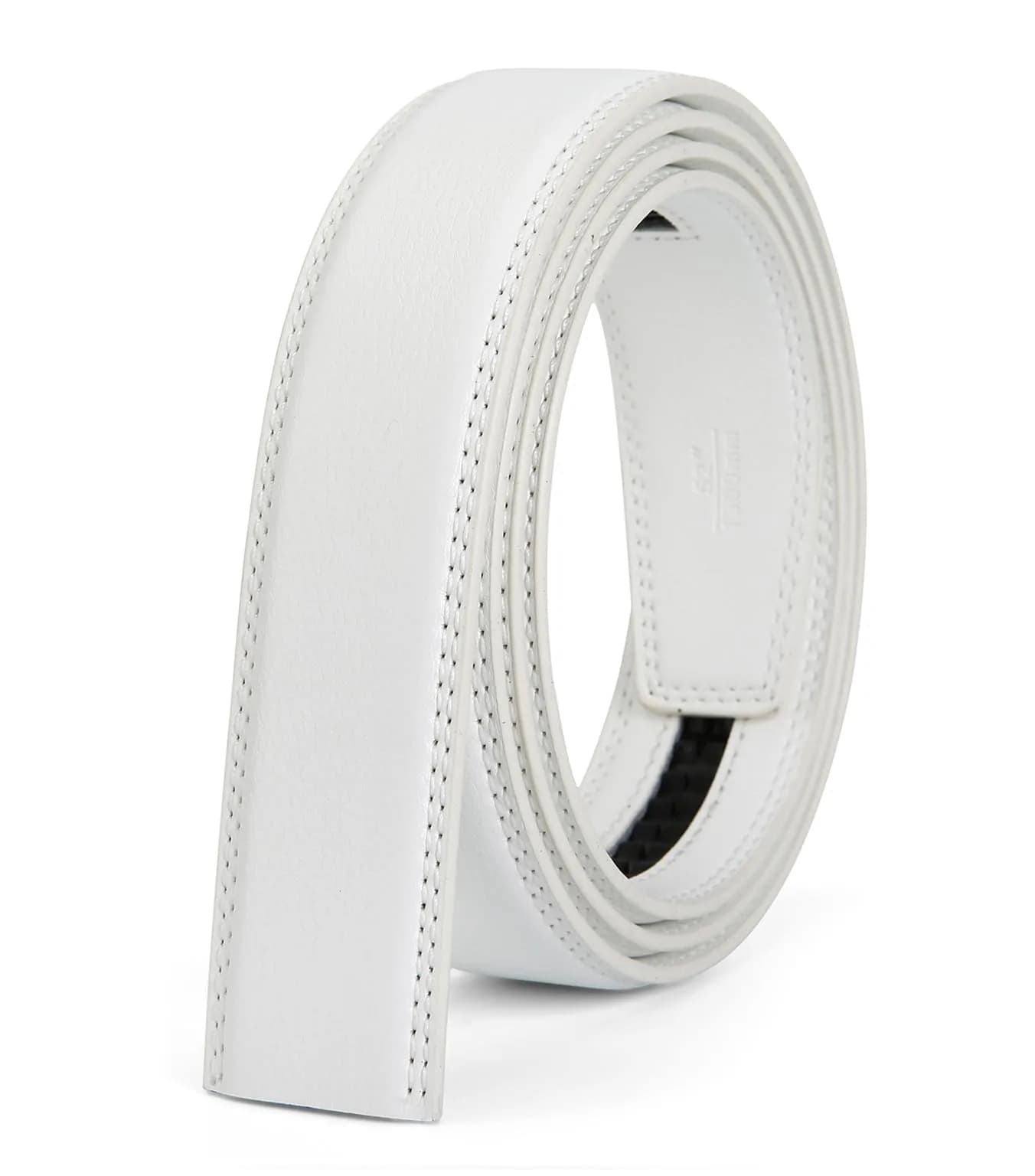 Nelbons 35mm/1 3/8" Men's Ratchet Belt Strap | Fits 40mm Buckles, Leather, Adjustable thumbnail 2