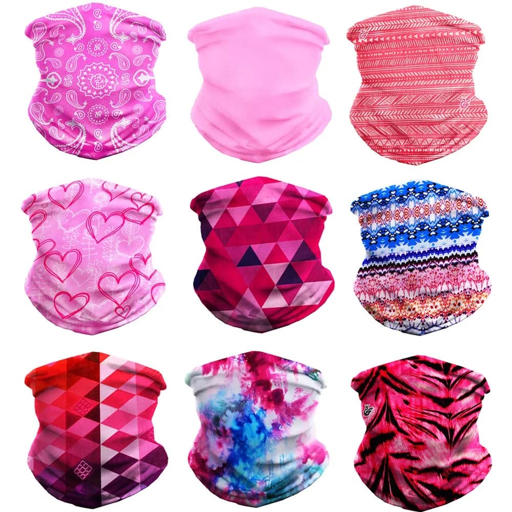 KALILY 9PCS Headband Bandana 25cm x 48cm | Versatile Sports Headwear for All Seasons - main product image