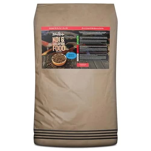 Blue Ridge Koi Fish Food Growth Formula Mini 1/8" Pellets 22.7 kg (50 lb) | 36% Protein for Active Growth thumbnail 1