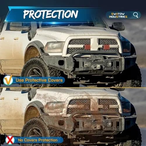 SWATOW INDUSTRIES 3 Inch Amber LED Pod Light Covers (2-Pack) | Street Legal Protection thumbnail 5