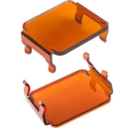 SWATOW INDUSTRIES 3 Inch Amber LED Pod Light Covers (2-Pack) | Street Legal Protection thumbnail 9