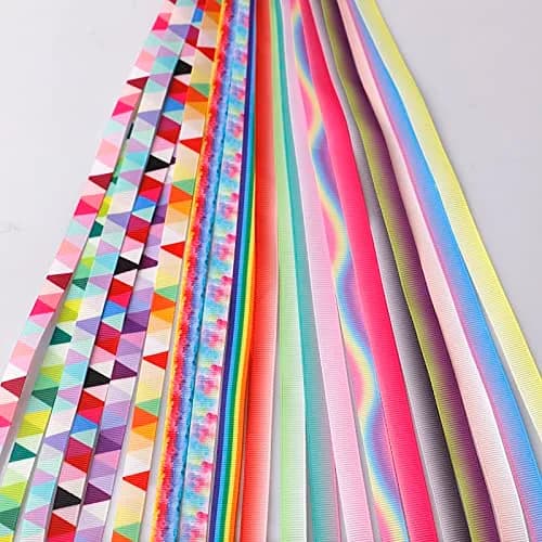QingHan 3/8" Grosgrain Ribbon 160yd (480ft) | 80 Vibrant Colors for Crafts & Gift Wrapping thumbnail 4