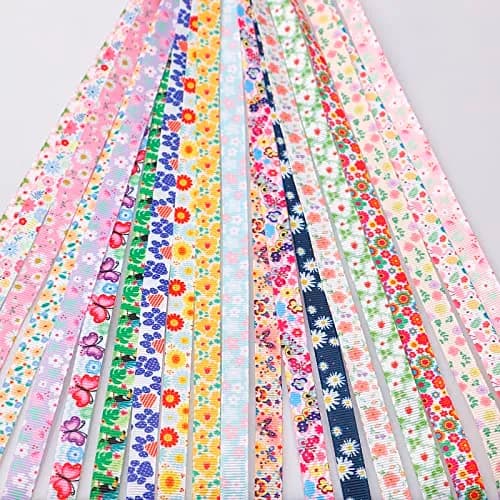 QingHan 3/8" Grosgrain Ribbon 160yd (480ft) | 80 Vibrant Colors for Crafts & Gift Wrapping thumbnail 2