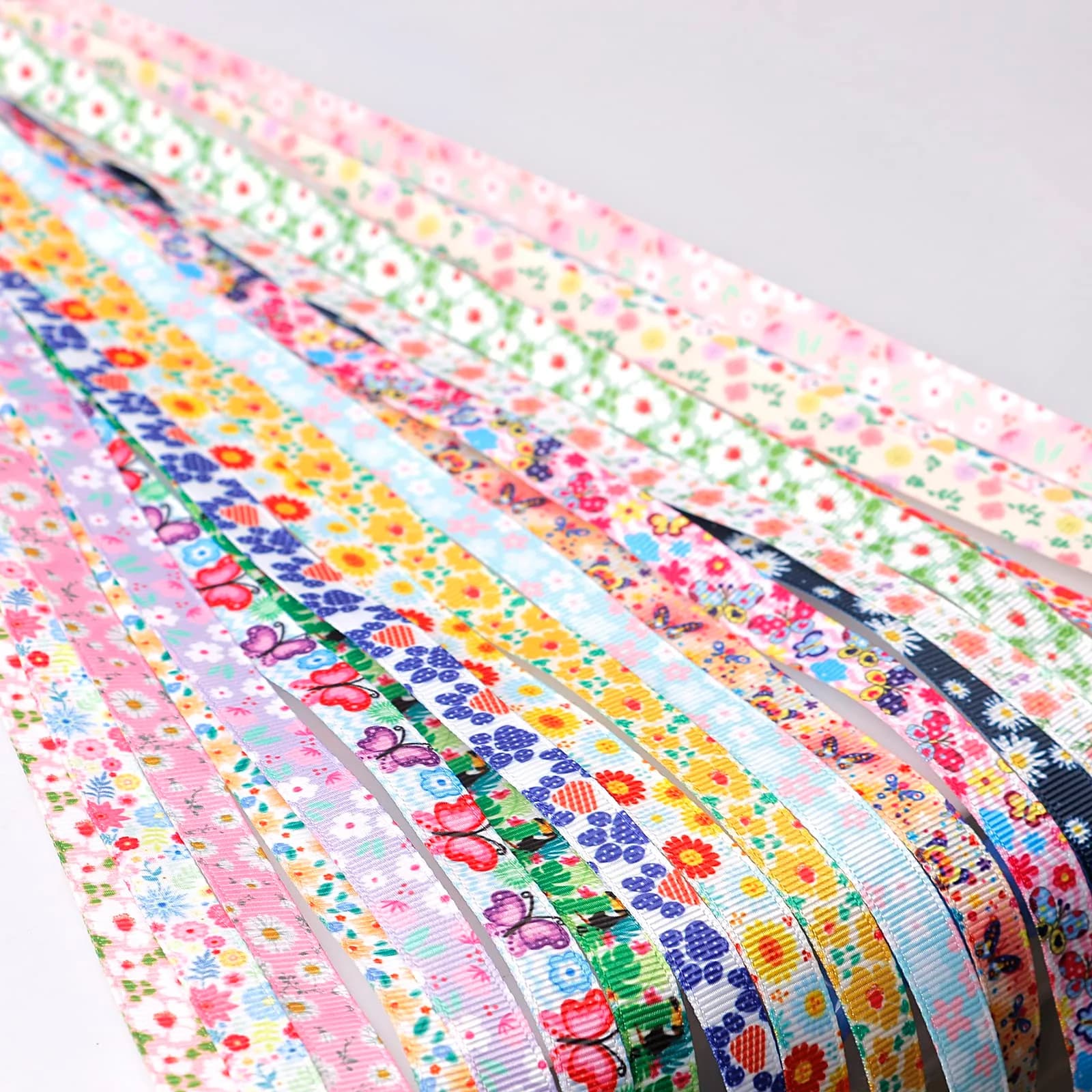 QingHan 3/8" Grosgrain Ribbon 160yd (480ft) | 80 Vibrant Colors for Crafts & Gift Wrapping - view 3