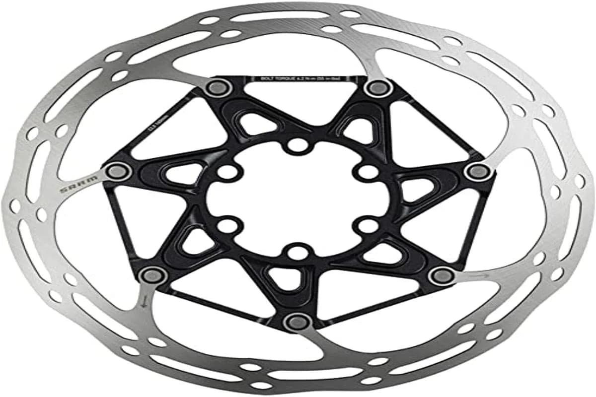SRAM Centerline X Disc Brake Rotor 160mm | 6-Bolt Steel Bolts, Black, Solid — Ø 160 mm