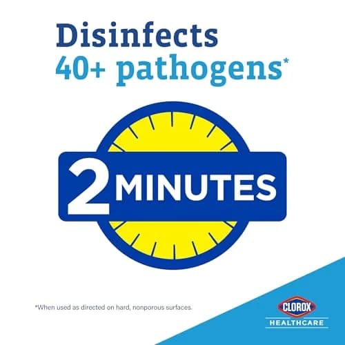 Clorox VersaSure Disinfectant Wipes 110 Count Refill | Alcohol-Free, Hospital-Grade Surface Cleaner (70-120c) thumbnail 4