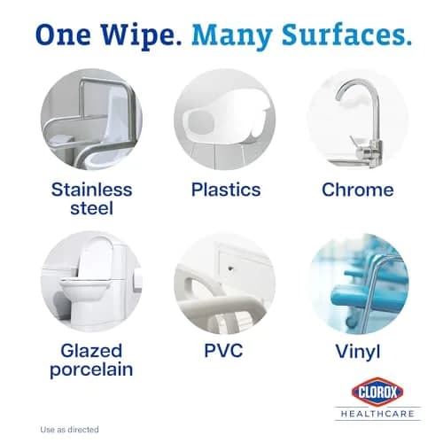 Clorox VersaSure Disinfectant Wipes 110 Count Refill | Alcohol-Free, Hospital-Grade Surface Cleaner (70-120c) thumbnail 6