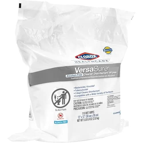 Clorox VersaSure Disinfectant Wipes 110 Count Refill | Alcohol-Free, Hospital-Grade Surface Cleaner (70-120c) thumbnail 9