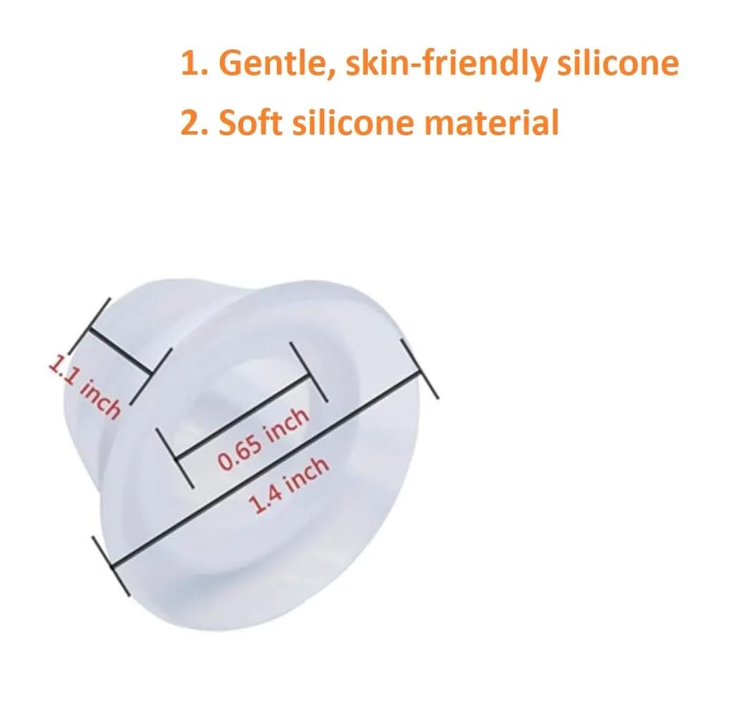 Finever Clear Nipple Corrector Set | 2 Count, Medical Silicone - view 2