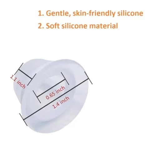 Finever Clear Nipple Corrector Set | 2 Count, Medical Silicone thumbnail 2