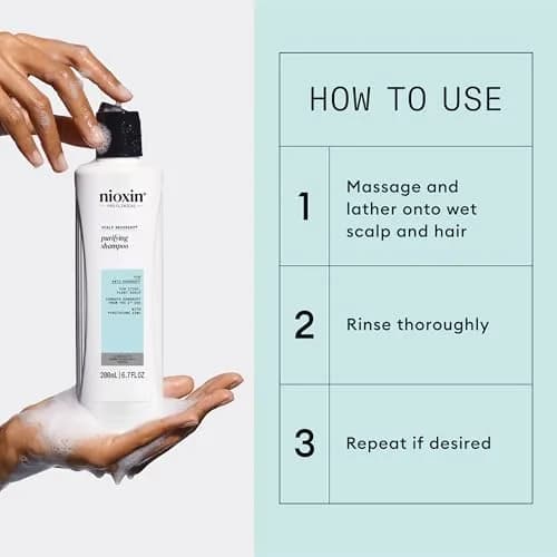 NIOXIN Scalp Recovery Purifying Shampoo 6.76 Fl Oz | For Itchy, Flaky Scalp Relief thumbnail 5