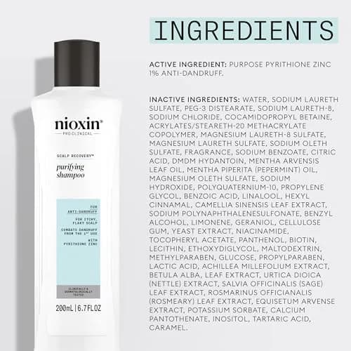 NIOXIN Scalp Recovery Purifying Shampoo 6.76 Fl Oz | For Itchy, Flaky Scalp Relief thumbnail 7