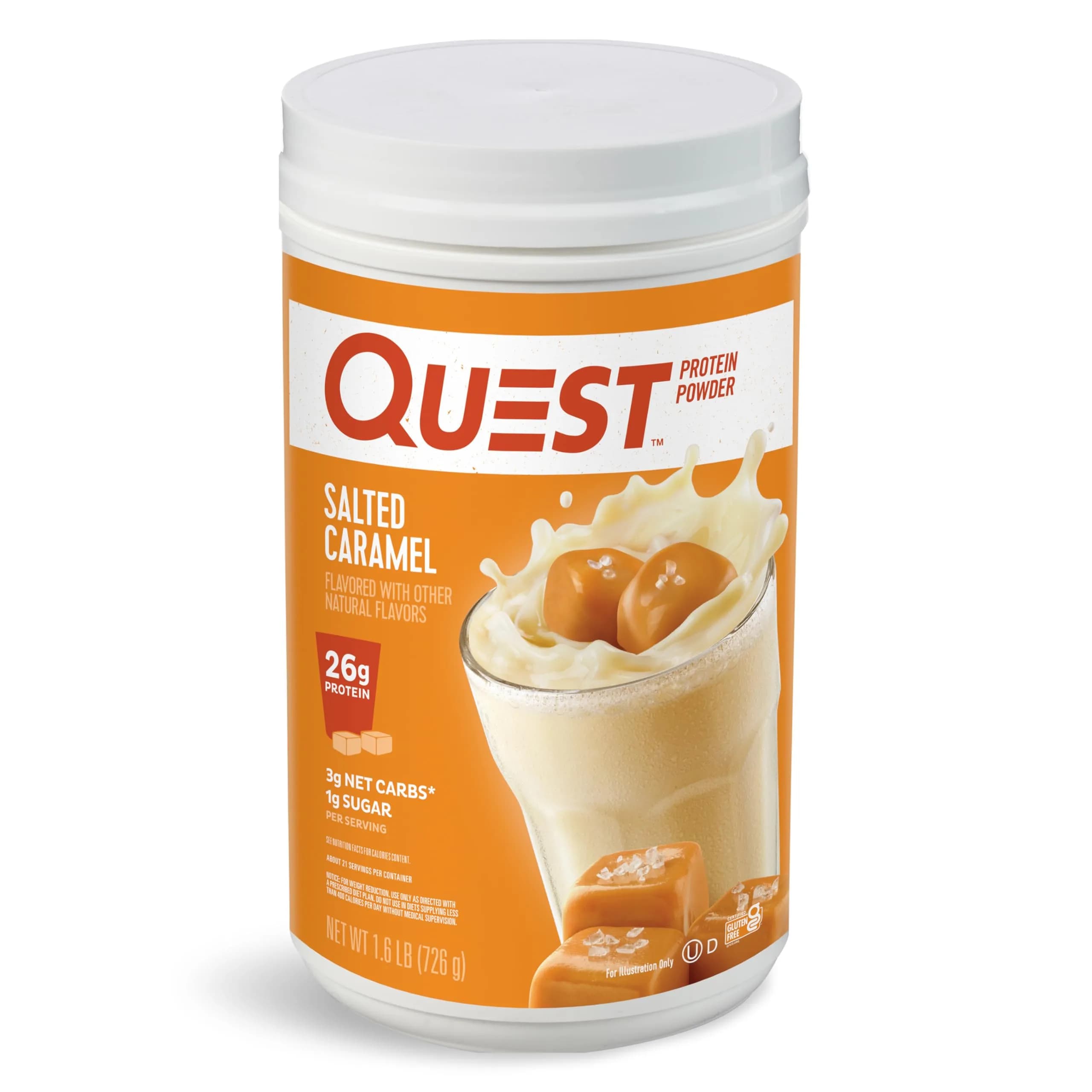 Quest Cinnamon Crunch Protein Powder 1.6 Pound | 20g Protein, Low Carb, Gluten Free — 1.6 Pound