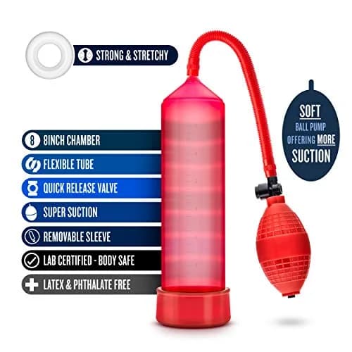 Blush Performance VX101 Beginner 9" Penis Pump | Enhance Pleasure & Confidence thumbnail 2