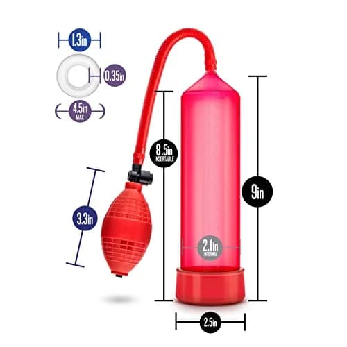 Blush Performance VX101 Beginner 9" Penis Pump | Enhance Pleasure & Confidence thumbnail 3