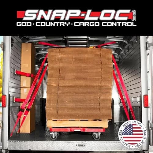 Snap-Loc Material Handling Truck 1200 lb Capacity | Heavy Duty E-Track Push Cart with Made in USA (70-120 chars) thumbnail 7