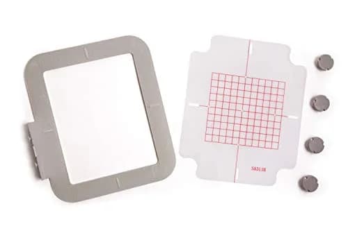 Embroidex Metal Hoop for Brother & Babylock 4"x4" | Embroidery Ready, Stabilizer-Free (70-120 chars) thumbnail 1