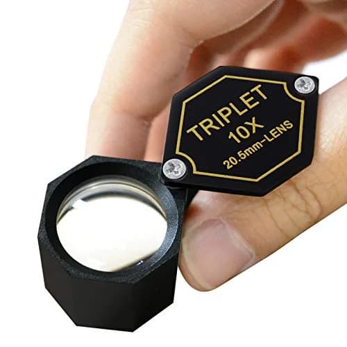 DANOPLUS 10x Magnifier Jewelry Loupe 20.5mm | Achromatic Triplet Lens for Jeweler, Stamp, Coin, Hobbyist thumbnail 6