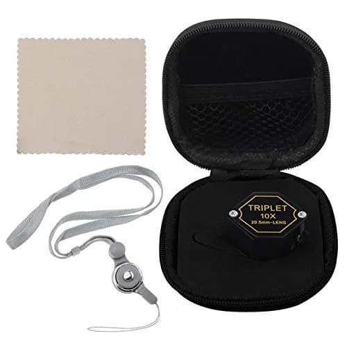 DANOPLUS 10x Magnifier Jewelry Loupe 20.5mm | Achromatic Triplet Lens for Jeweler, Stamp, Coin, Hobbyist thumbnail 9
