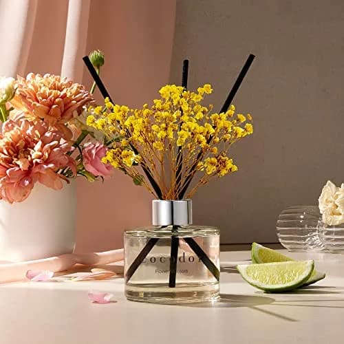 Cocod'or Reed Diffuser Set with Preserved Baby's Breath & April Breeze Scent 200ml (6.7oz) | Long-Lasting Home Fragrance thumbnail 6
