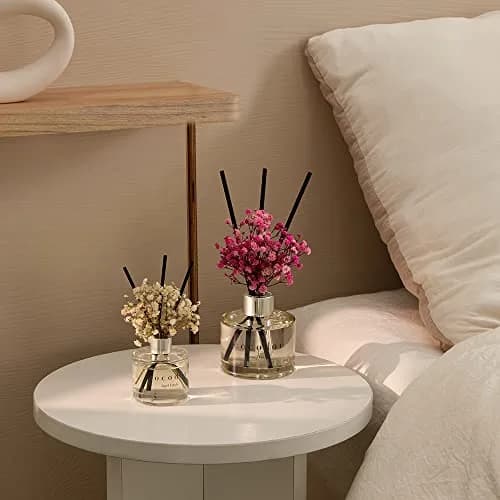 Cocod'or Reed Diffuser Set with Preserved Baby's Breath & April Breeze Scent 200ml (6.7oz) | Long-Lasting Home Fragrance thumbnail 7