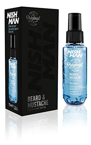 nishman Beard & Mustache Parfumed Spray 75 ml | Alcohol-Free Moisturizer & Odor Eliminator thumbnail 1