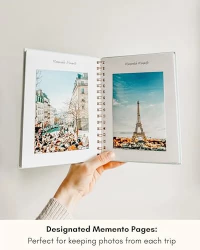 Lamare Travel Journal for Women – Travel Notebook & Vacation Planner | Compact, Undated, Travel Memory Book thumbnail 5