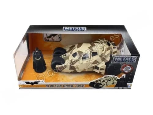 Jada Toys 1:24 2008 Dark Knight Camouflage Batmobile Die-cast Car with 2.75" Batman Figure | ASTM-Tested thumbnail 6