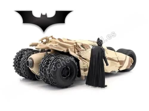 Jada Toys 1:24 2008 Dark Knight Camouflage Batmobile Die-cast Car with 2.75" Batman Figure | ASTM-Tested thumbnail 2