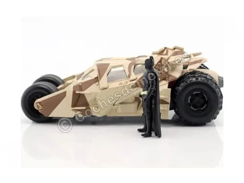 Jada Toys 1:24 2008 Dark Knight Camouflage Batmobile Die-cast Car with 2.75" Batman Figure | ASTM-Tested thumbnail 3