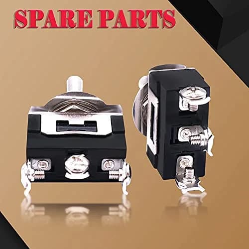 Twidec Heavy Duty Rocker Momentary Toggle Switch 16A 250V AC SPDT 3 Pin Waterproof Waterproof Boot Cap Cover thumbnail 7