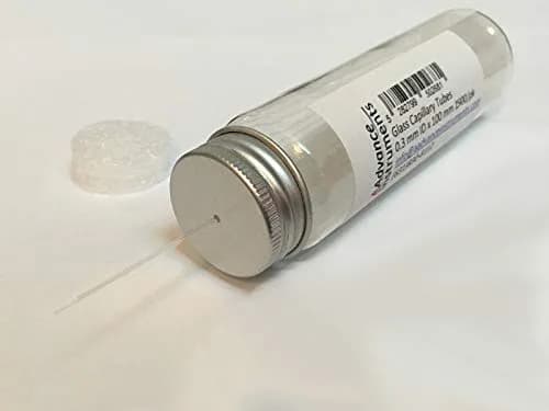 AAdvance Instruments Glass Capillary Tubes 0.3mm ID x 100mm | Precise TLC Spotting Tool thumbnail 1