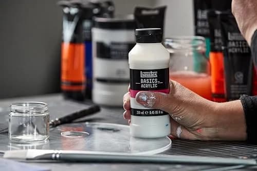 Liquitex BASICS Light Modeling Paste 250ml | Heavy Texture & 3D Forms for Artists & Students thumbnail 7