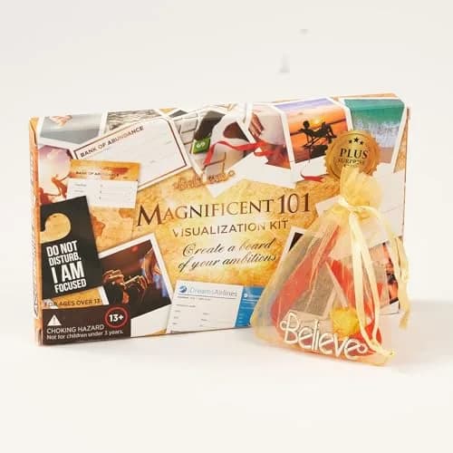 MAGNIFICENT 101 Vision Board Kit - 4 x 6 in (10.16 x 15.24 cm) - Scrapbook Supplies & Journaling Cards thumbnail 1