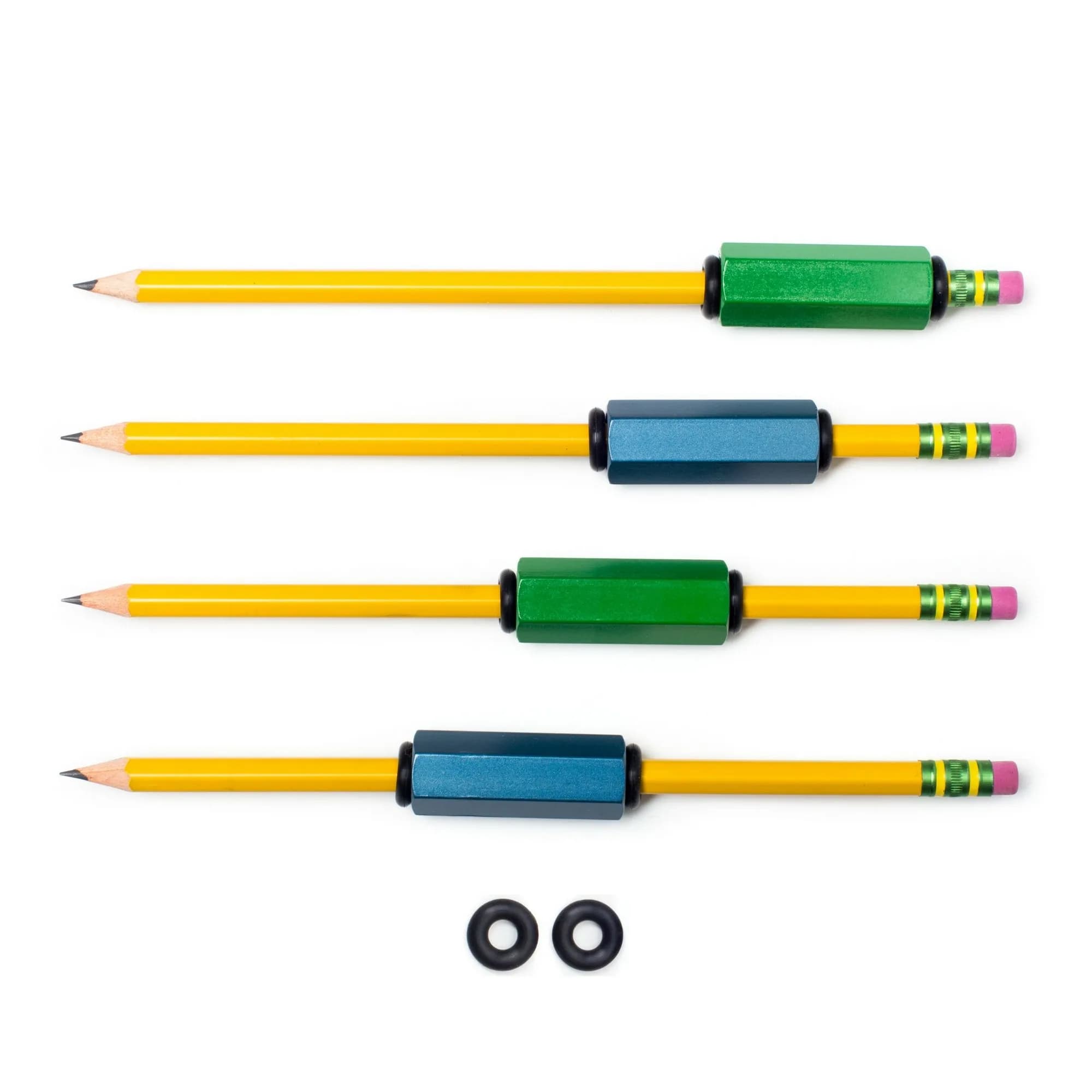 SenseAid Weighted Pencil Grips for Kids Handwriting, Adults, Special Needs | Pack of 4 (43g each) - view 3