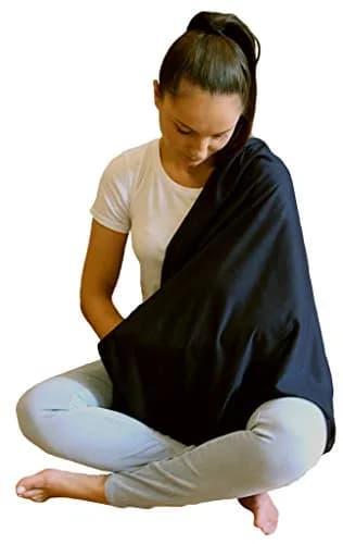 LK Baby Nursing Privacy Cover Infinity Scarf, 1 Count (Pack of 1) | Breathable Jersey Fabric thumbnail 2