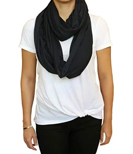 LK Baby Nursing Privacy Cover Infinity Scarf, 1 Count (Pack of 1) | Breathable Jersey Fabric thumbnail 3