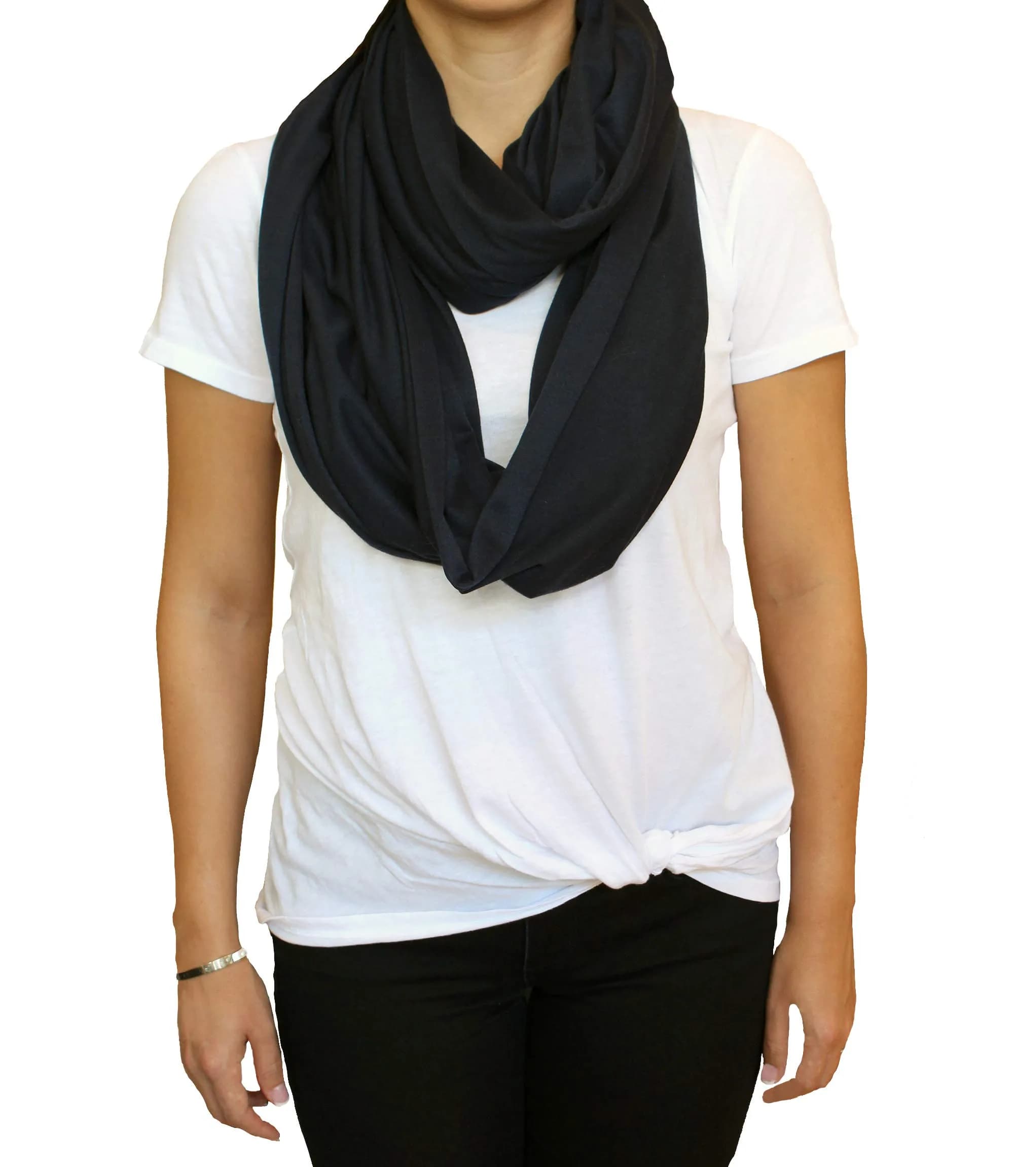 LK Baby Nursing Privacy Cover Infinity Scarf, 1 Count (Pack of 1) | Breathable Jersey Fabric - view 3