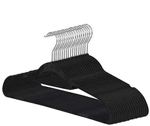 ZENY Velvet Hangers 100 Pack for Suits, Coats, Dresses | Space Saving & Non Slip thumbnail 9