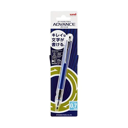 Uni Kuru Toga Advance Mechanical Pencil 0.7mm Navy | Rotating Lead Technology thumbnail 7