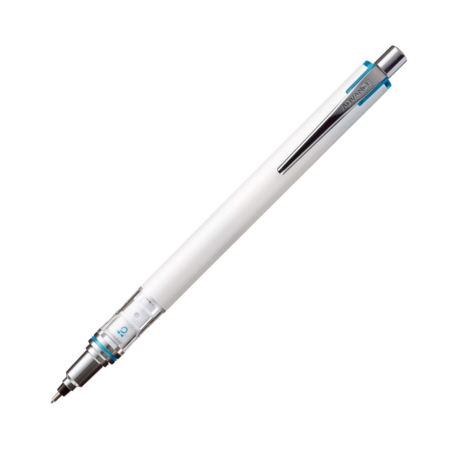 Uni Kuru Toga Advance Mechanical Pencil 0.7mm White | Smooth Ink Flow Writing Instrument - main product image